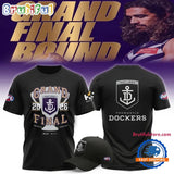Fremantle Football Club Grand Final 2026 Black T Shirt
