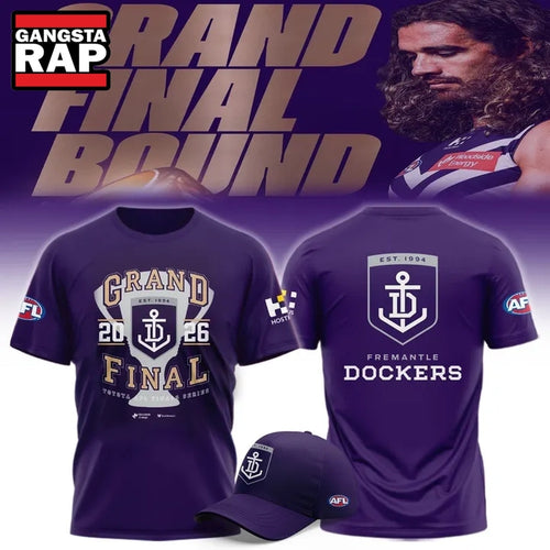 Fremantle Football Club Grand Final 2026 Purple T Shirt