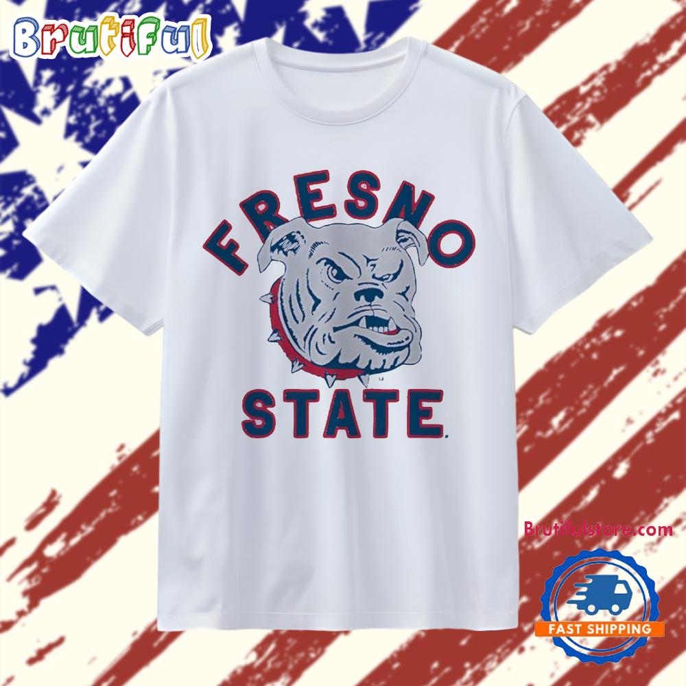 Fresno State Bulldogs Logo NCAA College Sports T Shirt