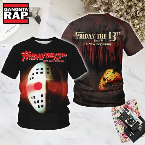 Friday the 13th 1985 Halloween All Over Print T Shirt