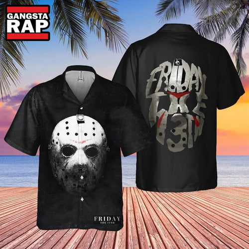 Friday the 13th Horror Icon Halloween Hawaiian Shirt, Music Hawaiian Shirt