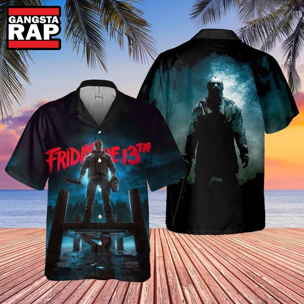 Friday the 13th Keep Quiet Halloween Hawaiian Shirt, Music Hawaiian Shirt