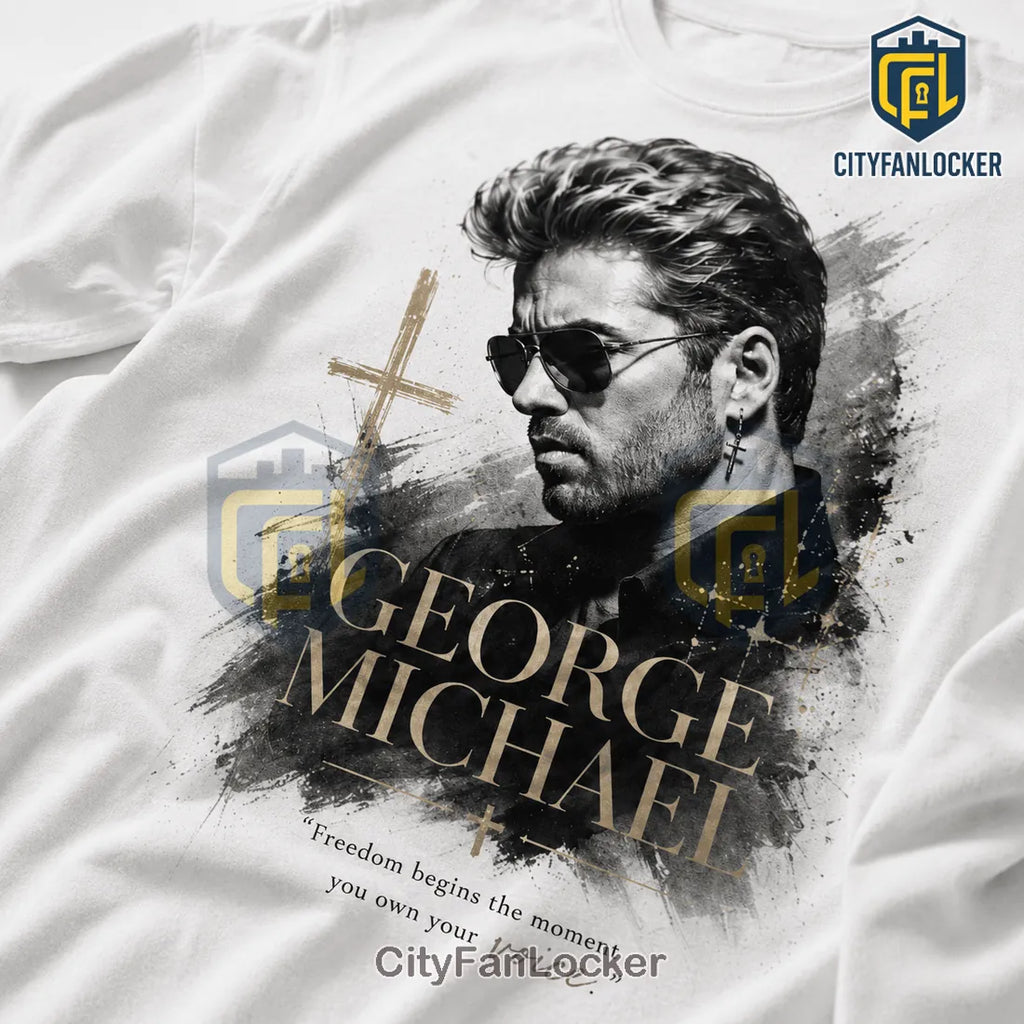 George Michael Tribute 2026 Portrait T-Shirt