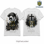 George Michael Tribute 2026 Portrait T-Shirt