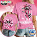 Georgia Bulldogs 2025 NCAA Breast Cancer Sunflowers Unisex 3D Shirt