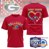 Georgia Bulldogs 2025 NCAA National Coming Out Day LGBT Pride Unisex 3D Shirt