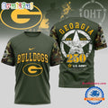 Georgia Bulldogs 250 Years US Army Limited 3D Shirt
