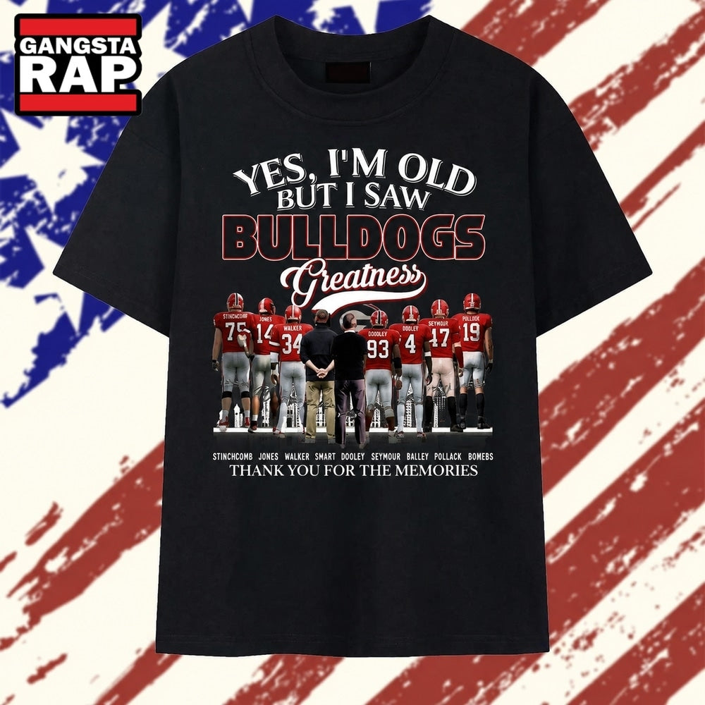 Georgia Bulldogs Football Legends Thank You For The Memories T Shirt