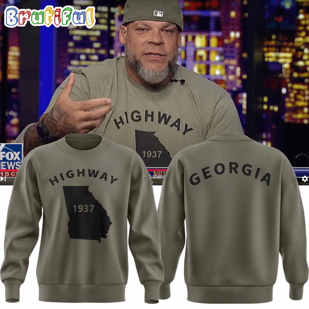 Georgia Bulldogs Football Tyrus Highway 1937 Georgia 2025 Hoodie T-Shirt