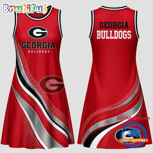 Georgia Bulldogs NCAA Team Pride Women’s Sleeveless Dress