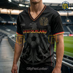 Germany National Football Team Black Soccer Jersey Shirt