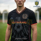 Germany National Football Team Black Soccer Jersey Shirt