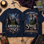 Ghost Band America 250 Years Of Freedom Patriotic T-Shirt