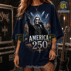 Ghost Band America 250 Years Of Freedom Patriotic T-Shirt