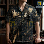 Ghost Band Black Gothic Hawaiian Shirt