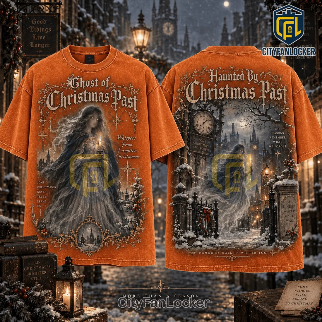 Ghost of Christmas Past Vintage Gothic Shirt