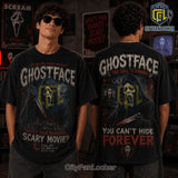 Ghostface Horror Movie Black T-Shirt 2026