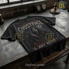 Ghostface Horror Movie Black T-Shirt 2026