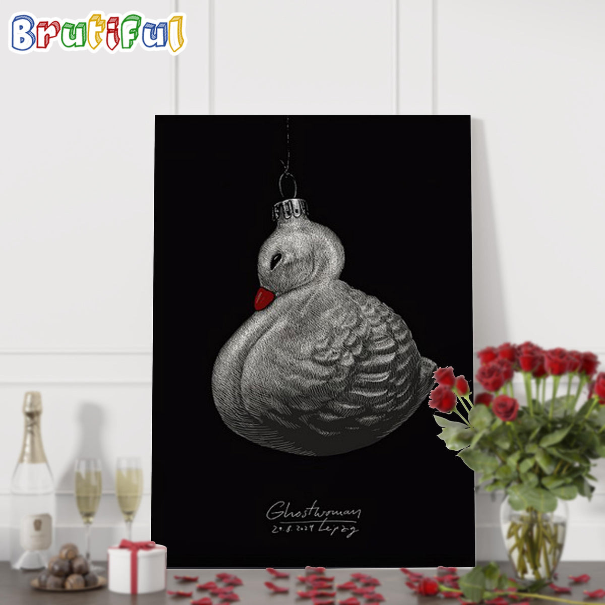 GHOSTWOMAN On August 29 2024 Live At Leipzig, Germany Concert Wall Art Poster Canvas