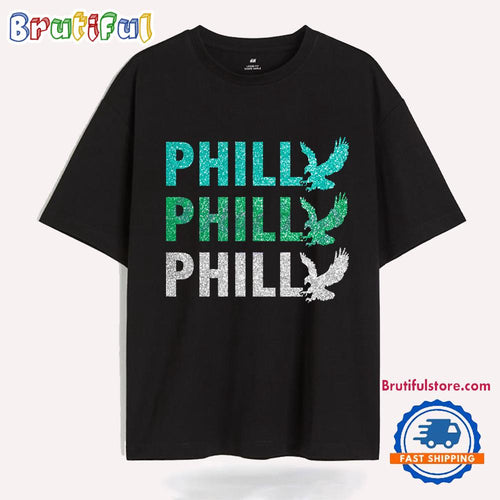 Glitter Philly Eagles Super Bown Lix Philadelphia Eagles Fans T Shirt