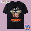 God First Family Second Then Kansas City Chiefs Football Logo 2025 T Shirt