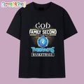 God First Family Second Then Minnesota Timberwolves Basketball T Shirt
