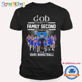 God First Family Second Then South Duke Blue Devils Men’s Basketball Signatures Team 2025 T Shirt