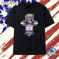 God First LSU Family Second Then LSU Tigers retro cross T Shirt
