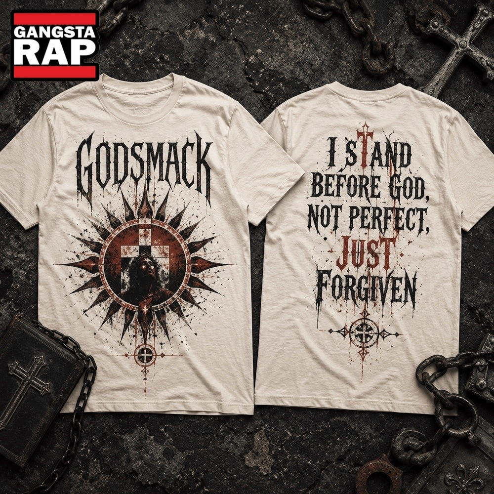 Godsmack x Jesus Just Forgiven 3D Shirt Hoodie T-Shirt