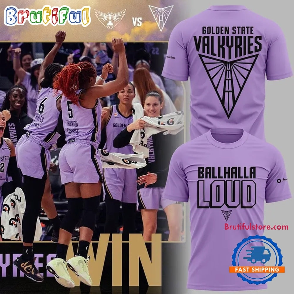 Golden State Valkyries BALLHALLA LOUD 2026 3D Shirt