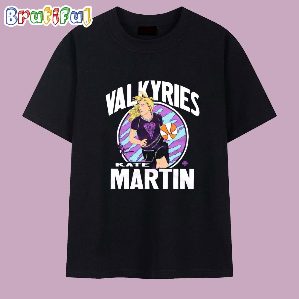Golden State Valkyries Kate Martin Caricature Signature T Shirt