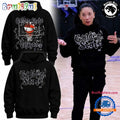 Golden State Valkyries Playa Society Black Shattered Glass Graphic Hoodie