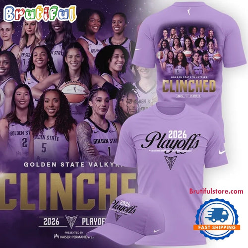 Golden State Valkyries Playoff 2026 All Team Graphic 3D Shirt