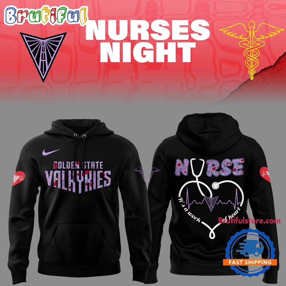 Golden State Valkyries WNBA x Nurses Night 2025 3D Print Hoodie Shirt