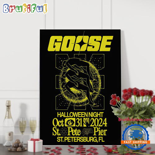 Goose At St. Pete Pier On Oct 31 2024 In St Petersburg FL Poster Canvas Art
