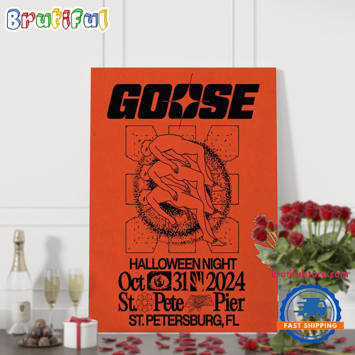 Goose Toru On Oct 31 2024 At St. Pete Pier In St Petersburg FL Poster Canvas Art