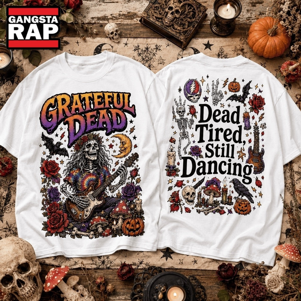 Grateful Dead Dead Tired Still Dancing Halloween 3D Shirt