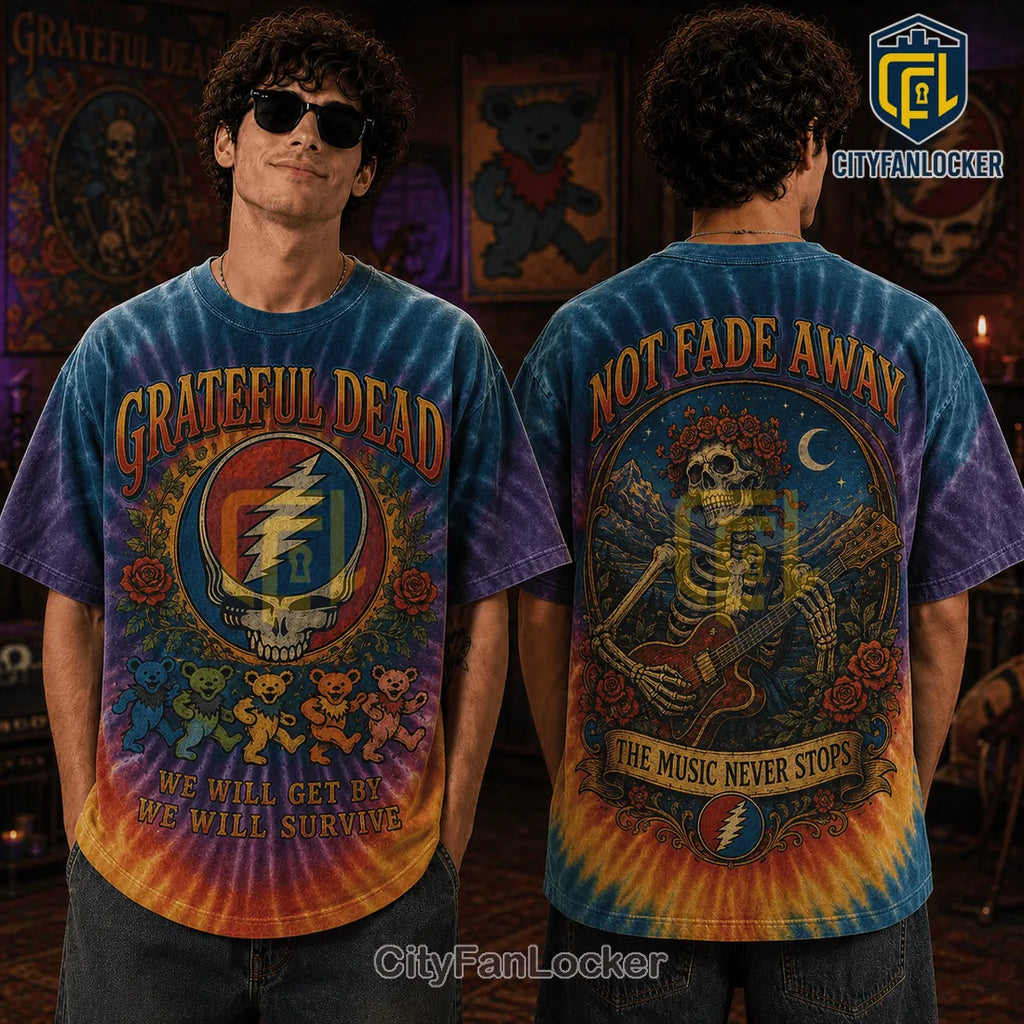 Grateful Dead Not Fade Away Tie Dye T-Shirt