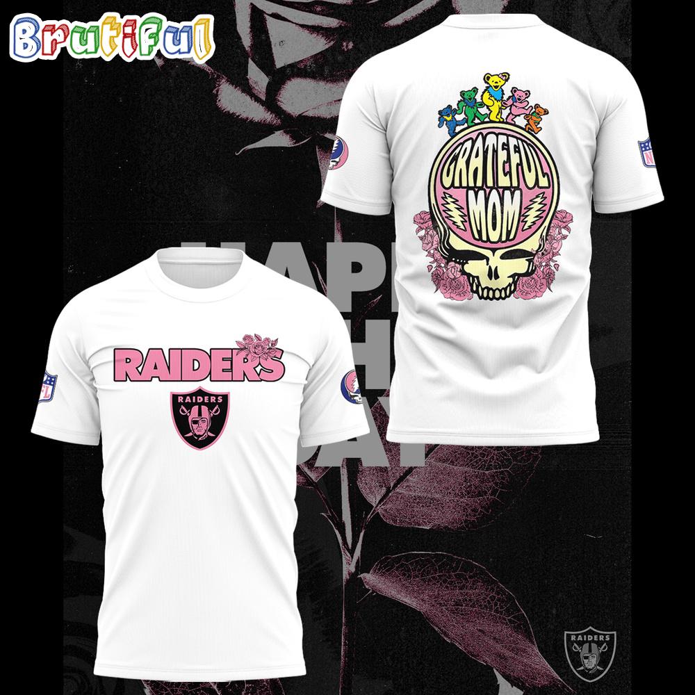 Grateful Dead x Las Vegas Raiders Happy Mother’s Day 2025 T Shirt