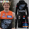 Greater Western Sydney Giants Anzac Day 2025 Black Hoodie T-Shirt