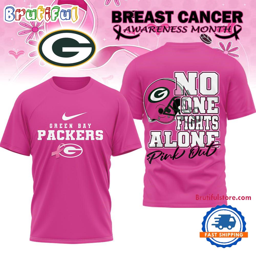 Green Bay Packers 2025 NFL Breast Cancer October Limited Edition 3D Shirt