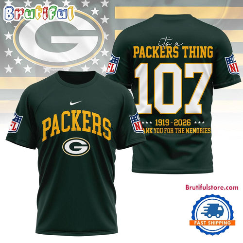 Green Bay Packers 2026 NFL Legacy Limited Edition 3D Shirt
