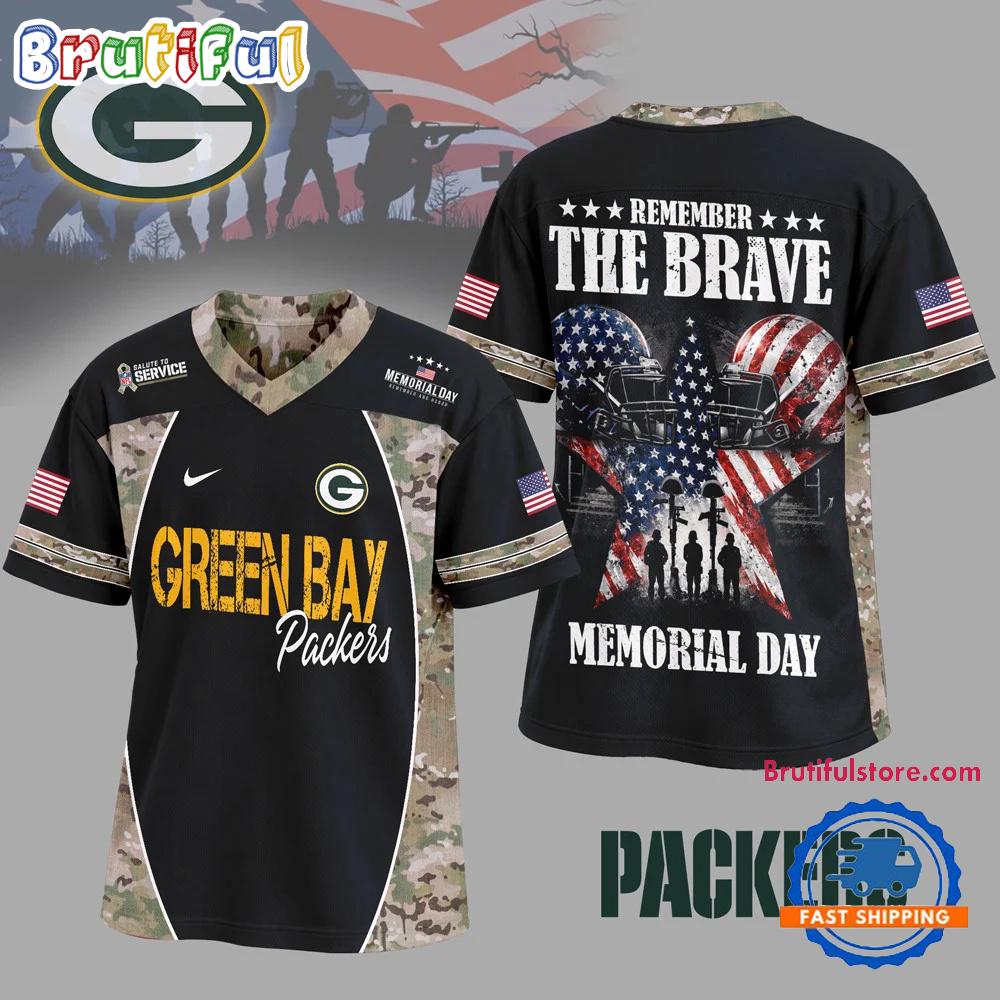 Green Bay Packers 2026 NFL Memorial Day New Design Football Jersey