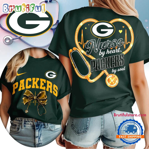 Green Bay Packers 2026 NFL Nurse By Heart Unisex 3D Shirt