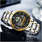 Green Bay Packers Custom Name Men Fashion Watch