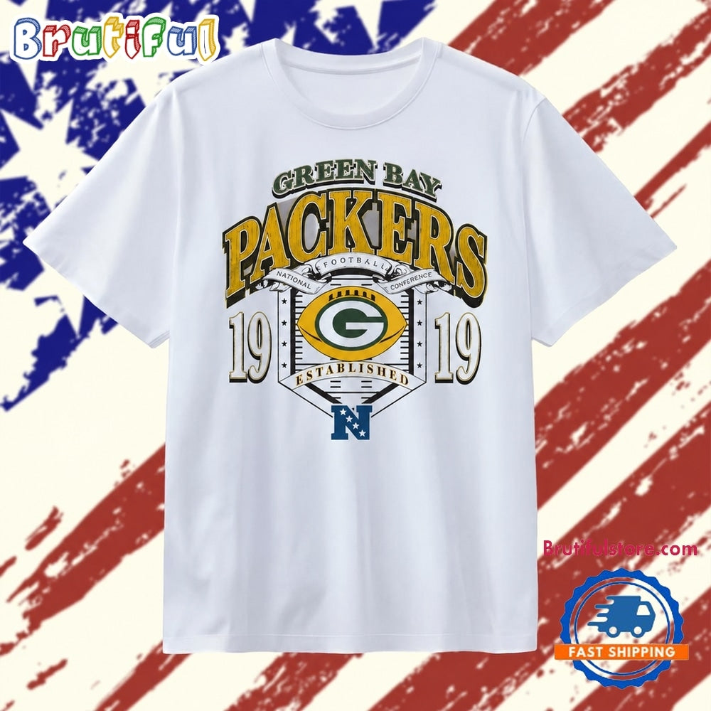 Green Bay Packers Established 1919 National Football Conference T Shirt