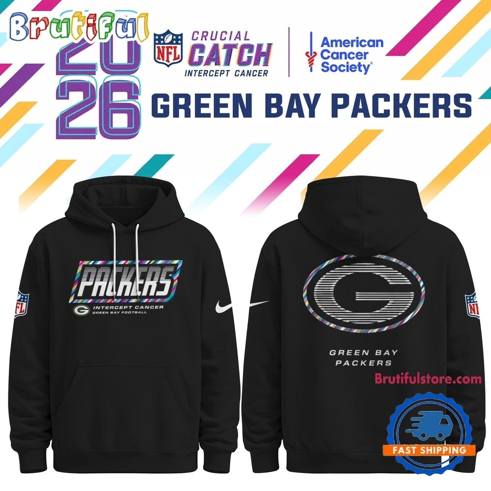 Green Bay Packers NFL Crucial Catch 2026 Limited Edition Black Hoodie Shirt