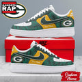 Green Bay Packers NFL End Zone Energy Custom Air Force 1 Shoes Sneaker
