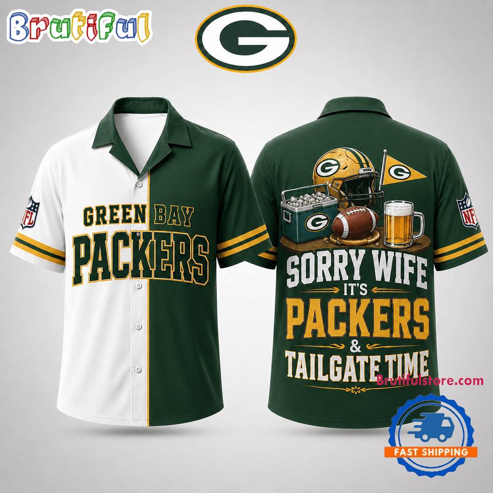 Green Bay Packers NFL Funny Football Fan Hawaiian Shirt