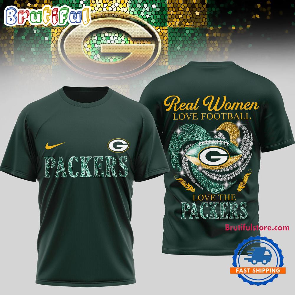 Green Bay Packers NFL Real Women Love Football Limited Edition 3D Shirt